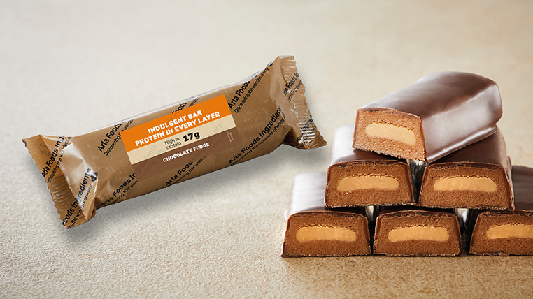 不同口感蛋白棒，层层富含蛋白