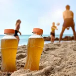 Clean-tasting, high-protein iced tea for movers and shakers