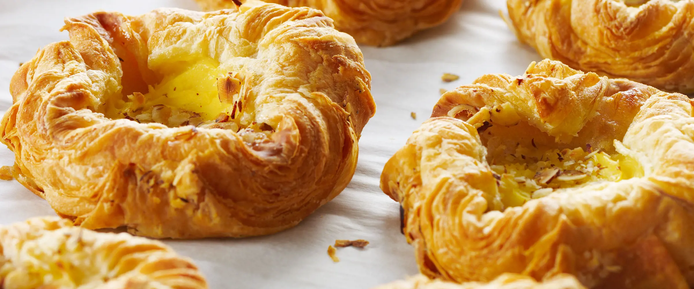 Nutrilac can enhance sweetness and improved lamination in Danish pastery