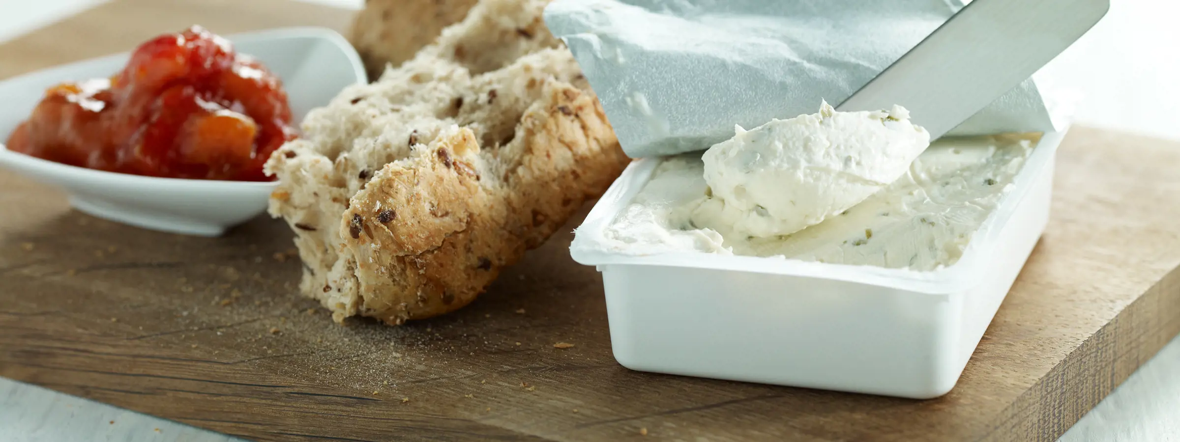 Smooth Cream cheese with optimised yield